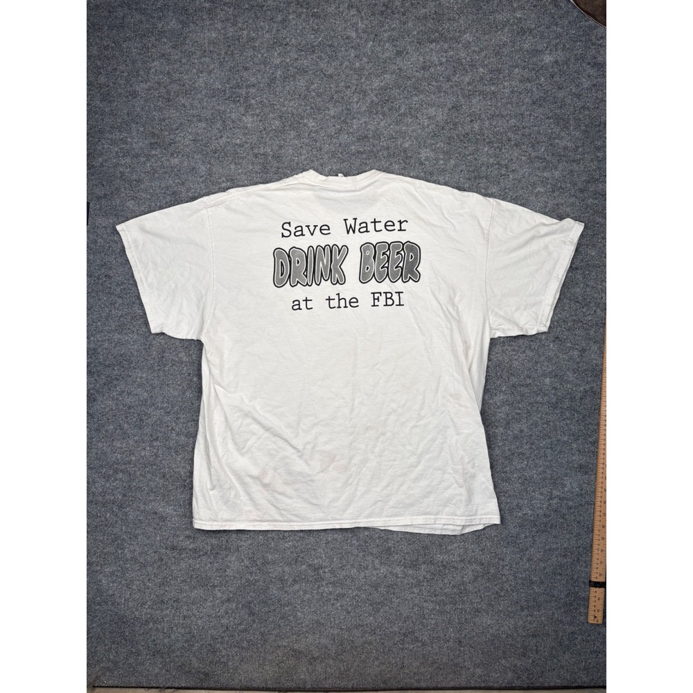 Port & Company FBI Fannettsburg Inn Save Water Drink Beer Graphic T-Shirt 2XL